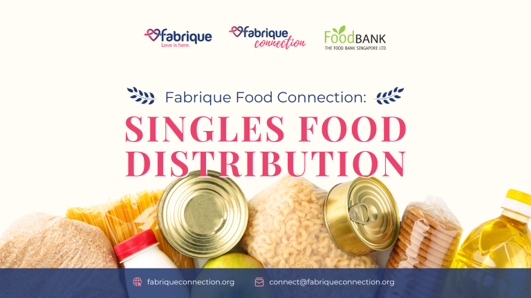 Singles Food Distribution Nov 23 banner